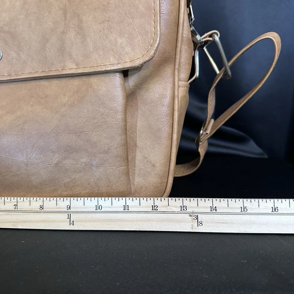 Vintage Samsonite Profile Brown Overnight Carry-On Luggage Bag Retro Mid Century